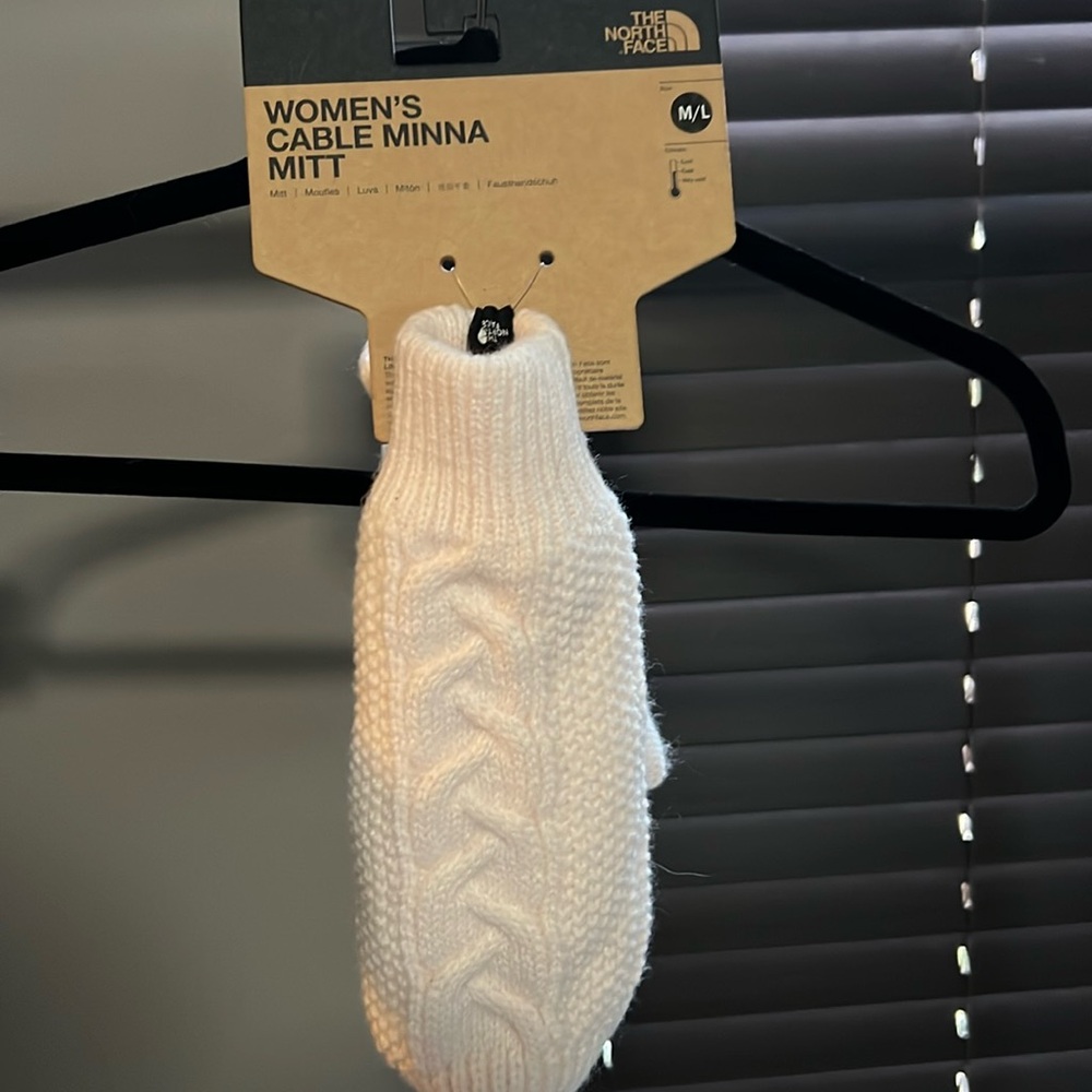 The North Face Cable Minna Mitt Gloves Size M/L